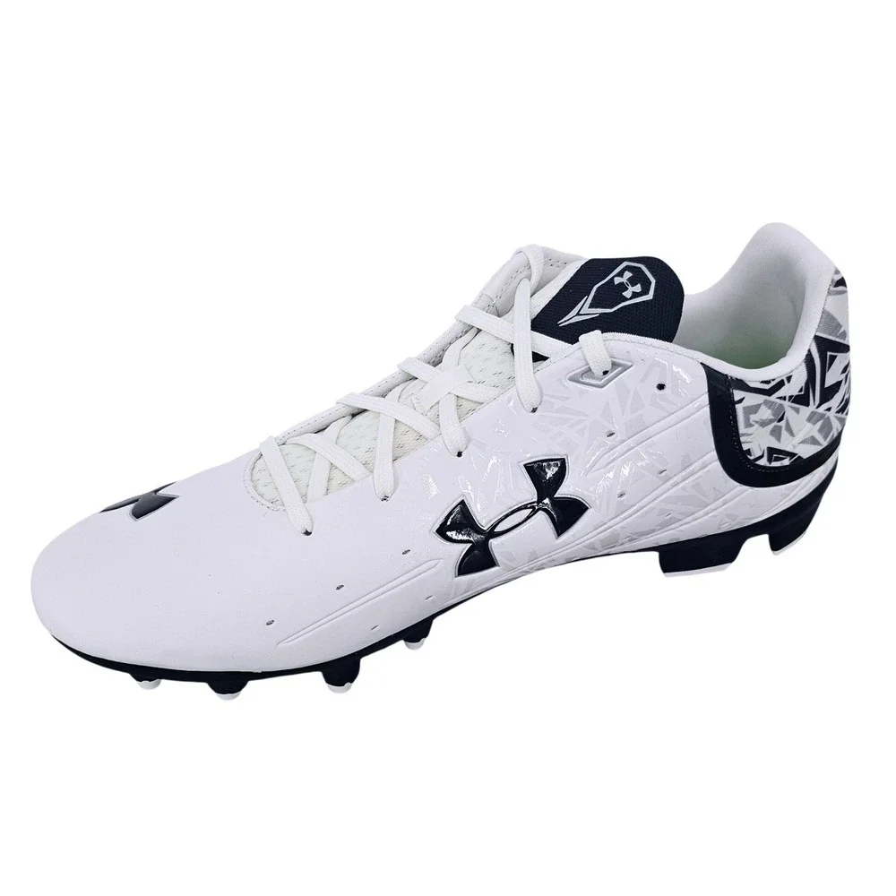 Under Armour Team Banshee‎ Low MC Football Cleats Men's 13 White 126223‑105 NIB
